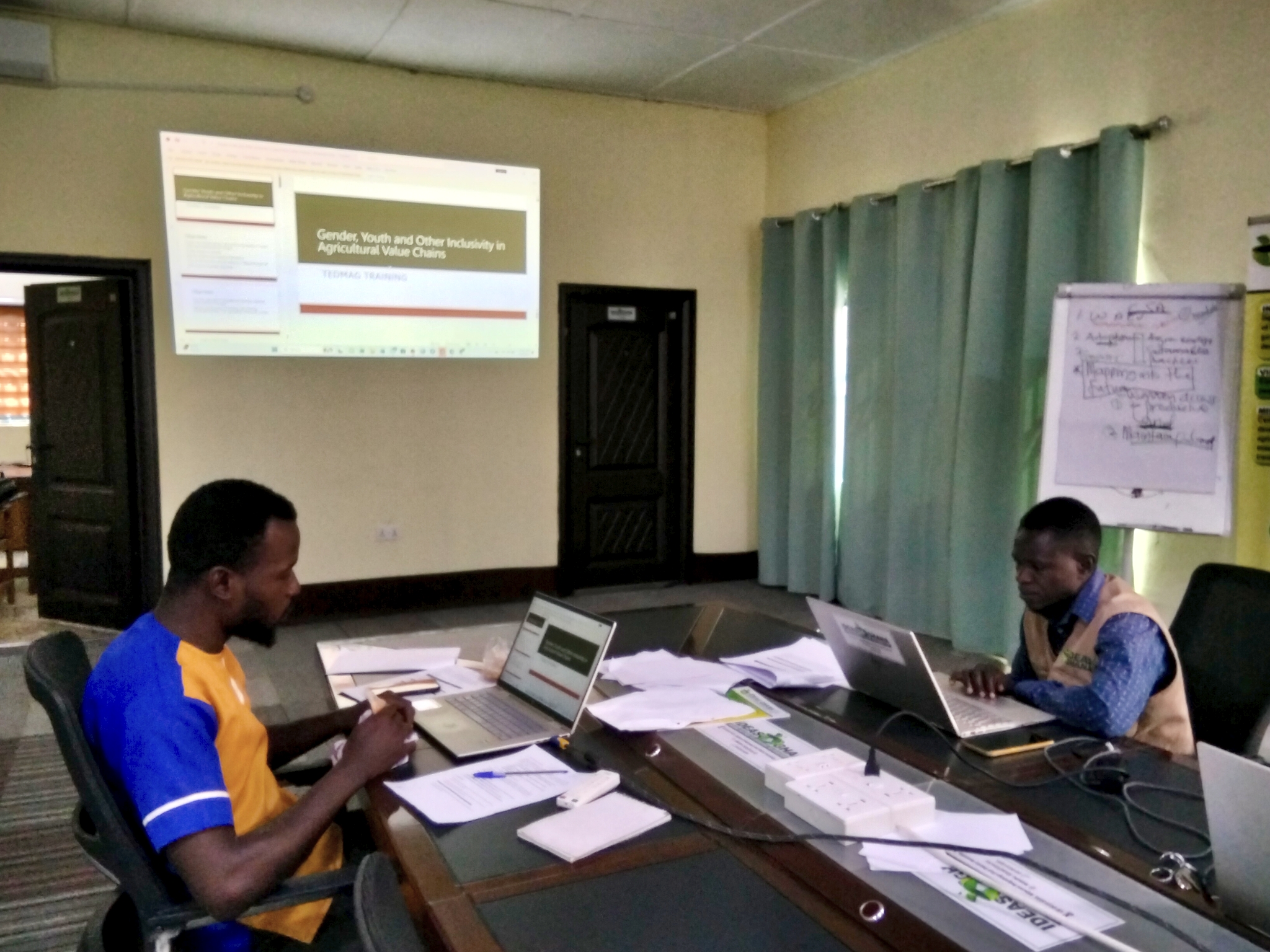 Inside IDEAS Ghana office